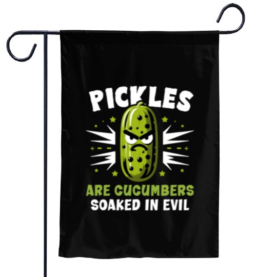 Pickle Lover Funny Pickle Dill pickle Pickled Garden Flags