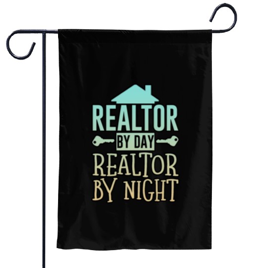 Realtor By Day Realtor By Night 4 Garden Flags