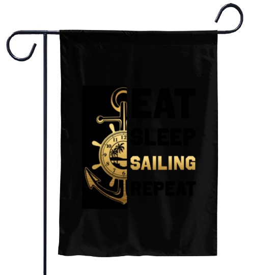 sailor seafarers mariners fun anchor lifestyle sun Garden Flags