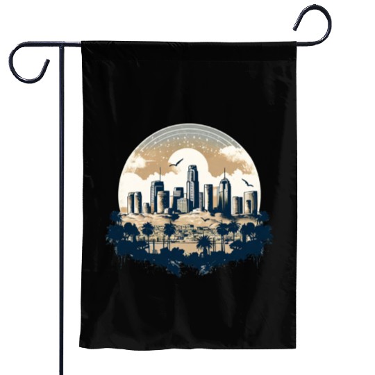 Los Angeles - City of Angels Garden Flags