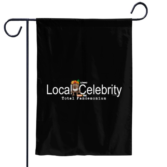 Local Celebrity - Kimmo - dark background Garden Flags