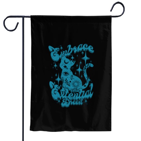 Embrace the existential Dread - Philosophy Garden Flags
