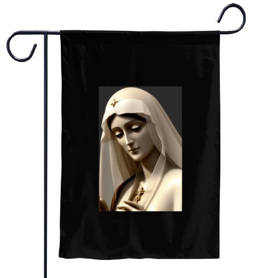 Virgin Mary Garden Flags