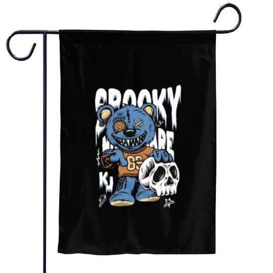Zombie Cartoon Garden Flags