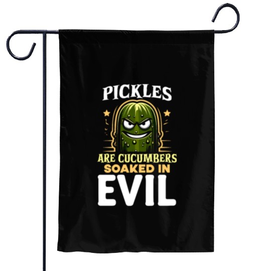Pickle Lover Funny Pickle Dill pickle Pickled Garden Flags
