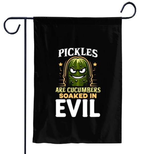 Pickle Lover Funny Pickle Dill pickle Pickled Garden Flags