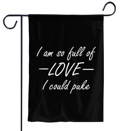 Valentine's Day Love Joke Garden Flags