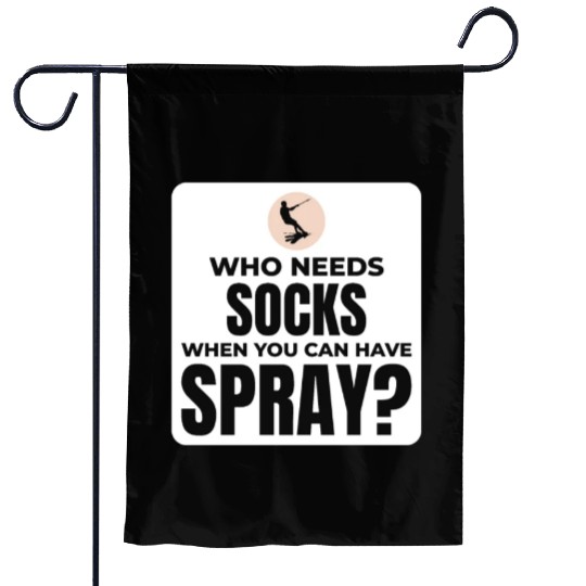 Barefoot Water Skiing Extreme Sports Barefooting Garden Flags