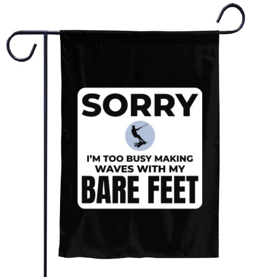 Barefoot Water Skiing Extreme Sports Barefooting Garden Flags