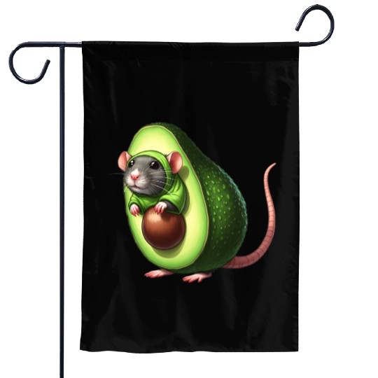 Avo-Rat - Avocado Costume Garden Flags