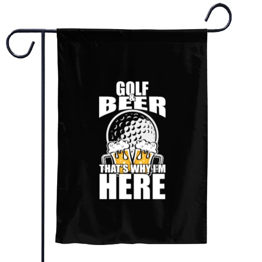 Funny Golf Beer Garden Flags Funny Picture