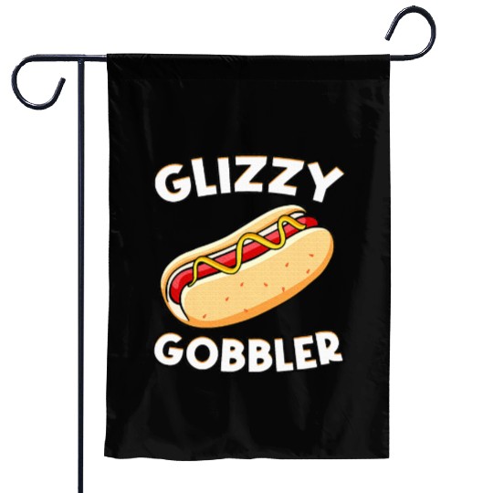 Hot Dog Glizzy Gobbler Number One Gladiator Garden Flags
