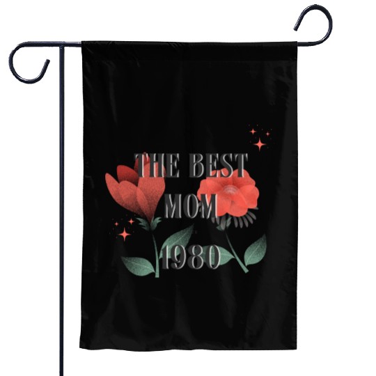 The Best Mom Since 1980 Garden Flags