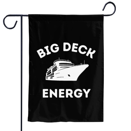 Cruise Ship Big Deck energy Garden Flags