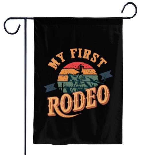 My First Rodeo Garden Flags