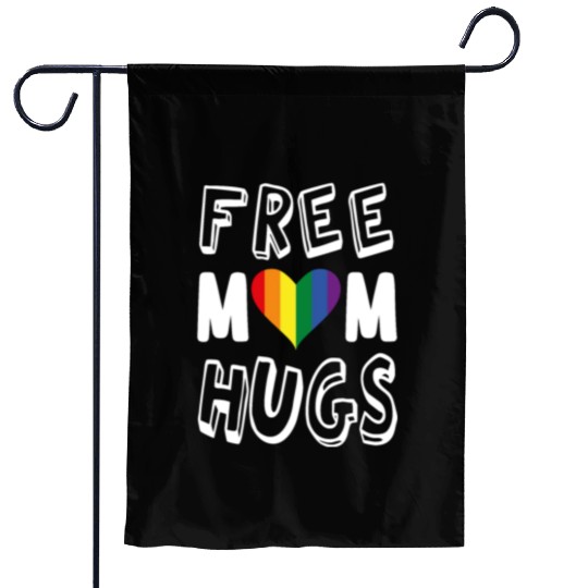 Free Mom Hugs Lesbian Garden Flags