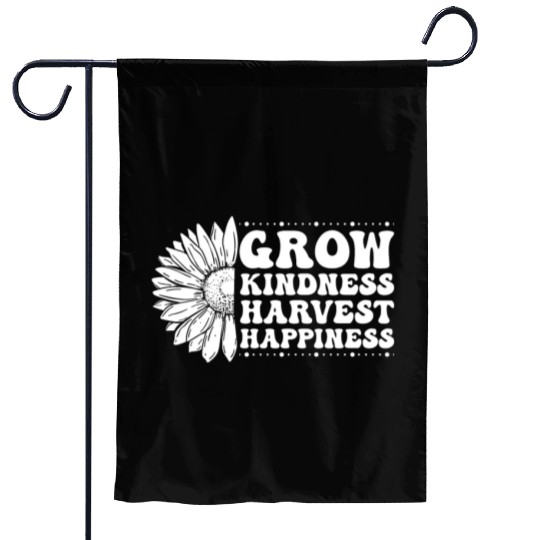 Grow Kindness Harvest Happiness Garden Flags