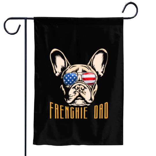 French Bulldog USA FRENCHIE DAD American Garden Flags