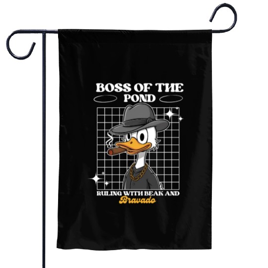 Donald Duck: Boss of the Pond Garden Flags
