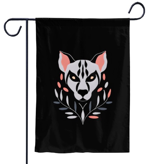 Hyena Symmetrical Design Garden Flags