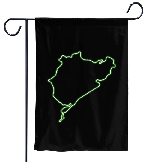 Green Hell Nordschleife Garden Flags