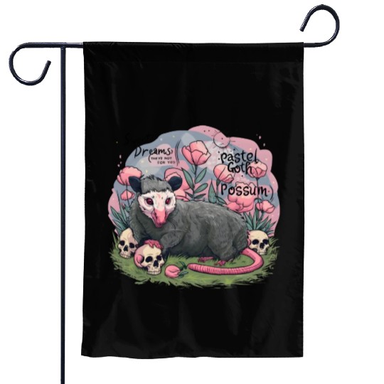 sweet dreams goth possum Street Cats Squad Garden Flags