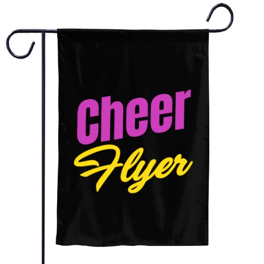 Cheer Flyer Funny Football Backspot Tumbling Garden Flags