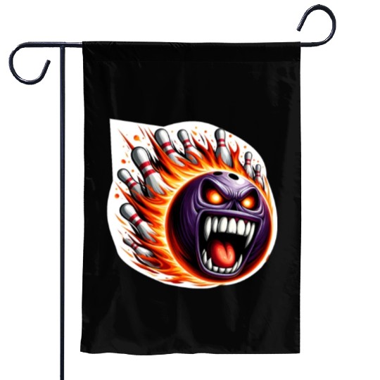 Fire bowling Garden Flags