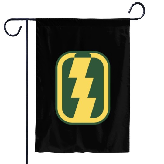 strong battery icon a green natural power source Garden Flags