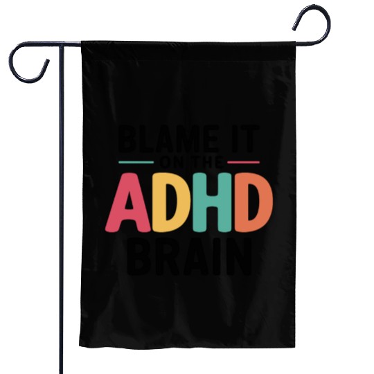 Embrace Neurodiversity Celebrate Adhd Awareness Garden Flags