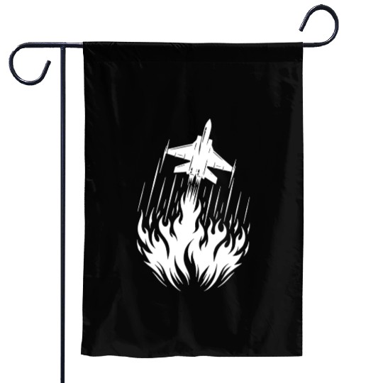 Fire Fighter Plane Model Airplane Model Airplane Garden Flags