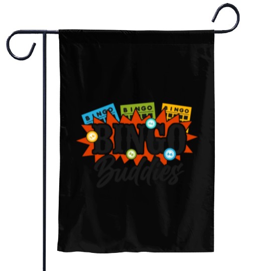 Bingo Player Besties Friends Bingo Garden Flags