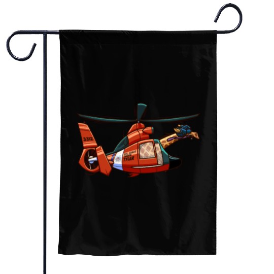 US Coast Guard Giraffe Tyler Garden Flags