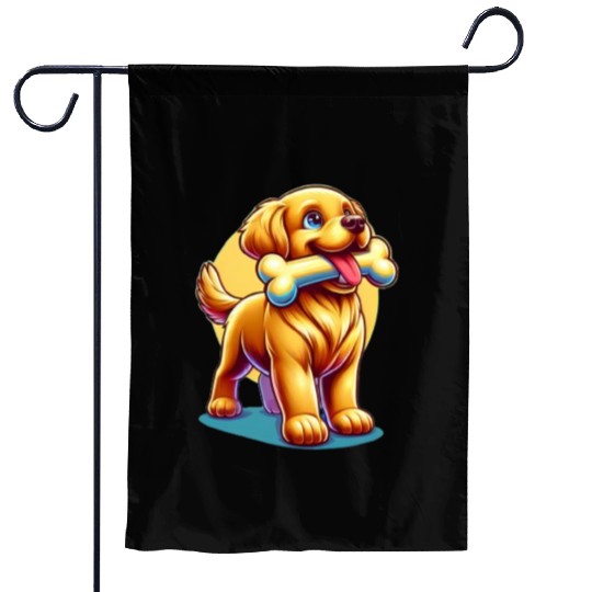 Cute puppy design Garden Flags