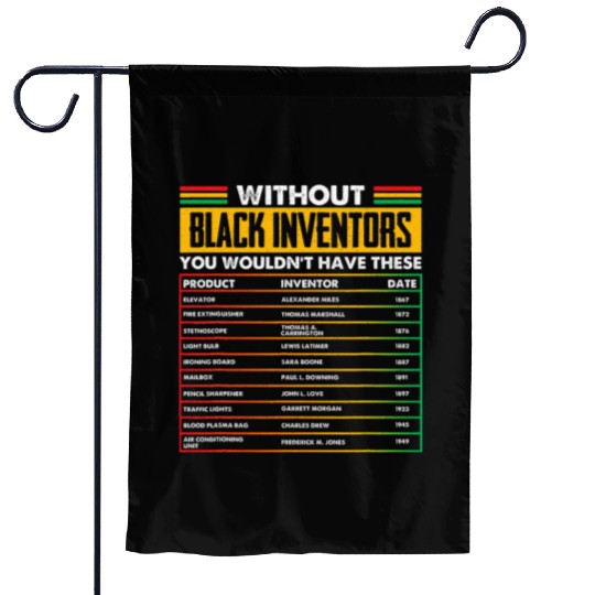 History Of Forgotten Black Inventors Black History Garden Flags