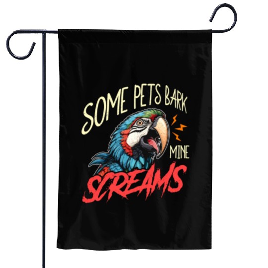 Macaw Bird Some Pets Bark Ornithology Macaw Lover Garden Flags
