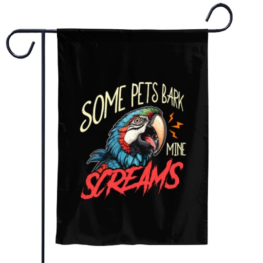 Macaw Bird Some Pets Bark Ornithology Macaw Lover Garden Flags