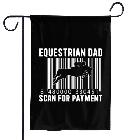 Equestrian Dad Scan For Payment Equestrian Dad Garden Flags