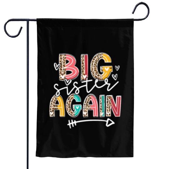 Big Sister Again Soon To Be Sis Announcement Garden Flags