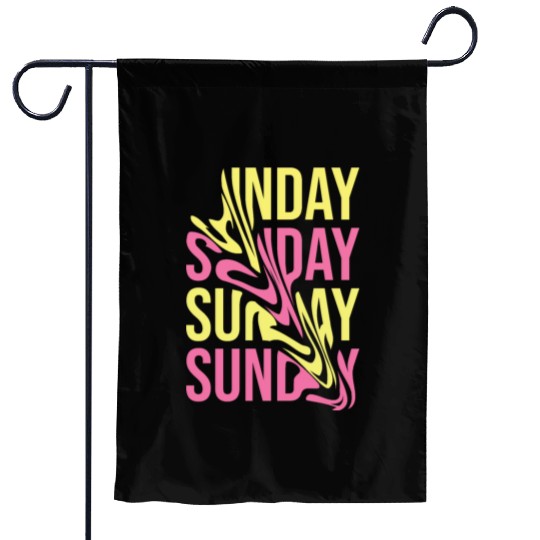 Holiday Sunday Garden Flags design