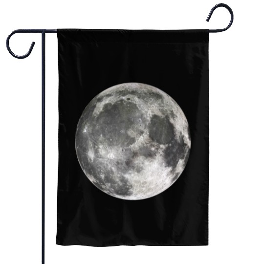 Cool Full Moon - Solar Eclipse, Moon Phases Totali Garden Flags