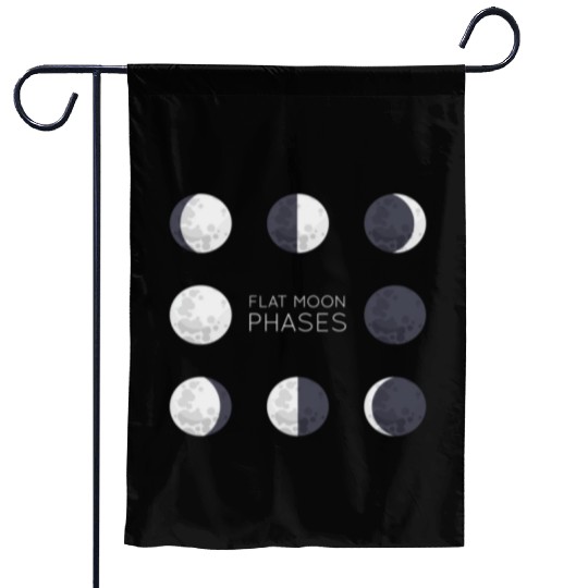 Cool Full Moon - Solar Eclipse, Moon Phases Total Garden Flags