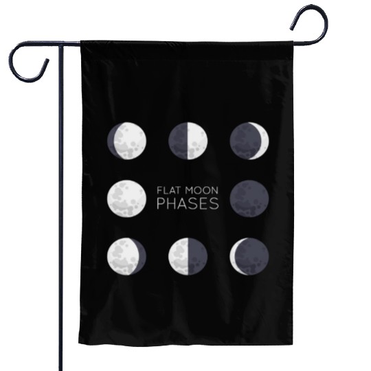 Cool Full Moon - Solar Eclipse, Moon Phases Total Garden Flags