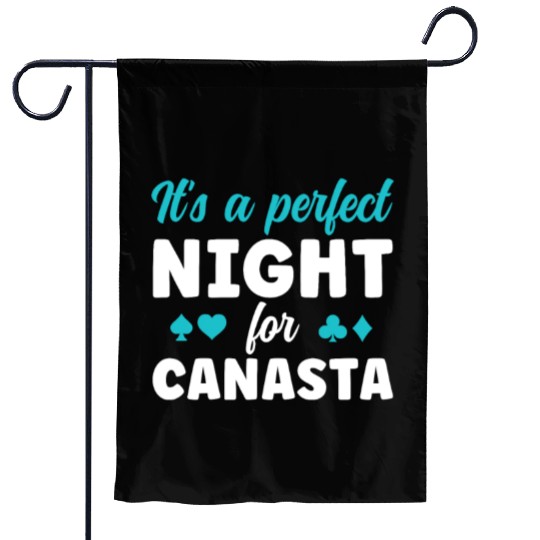 A Perfect Night for Canasta Funny Canasta Card Garden Flags
