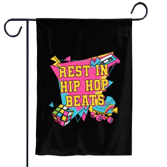 Rest Hip Hop Beats 1990 Music Songs Musical Instru Garden Flags