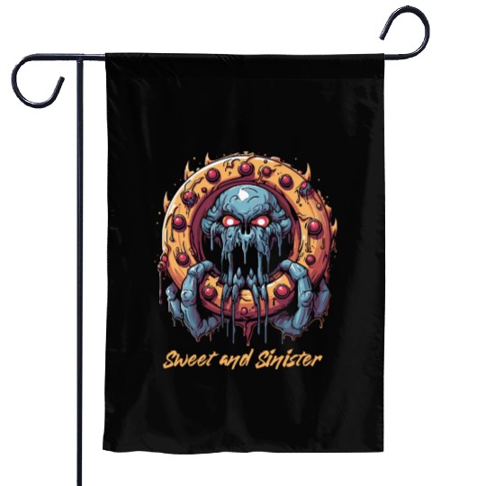 Sweet & Sinister Octopus Donut Garden Flags