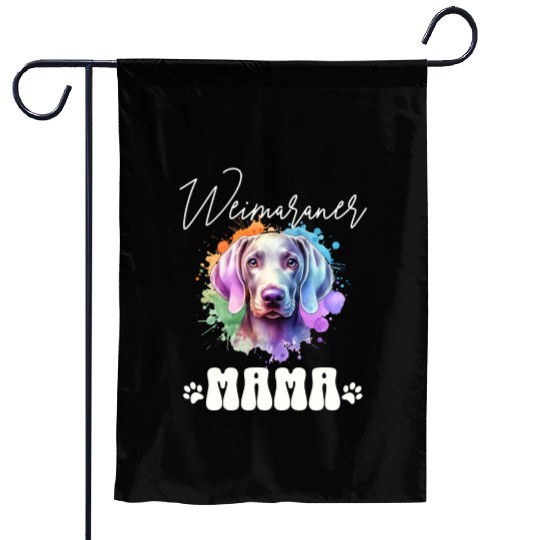 Weimaraner Mama Garden Flags