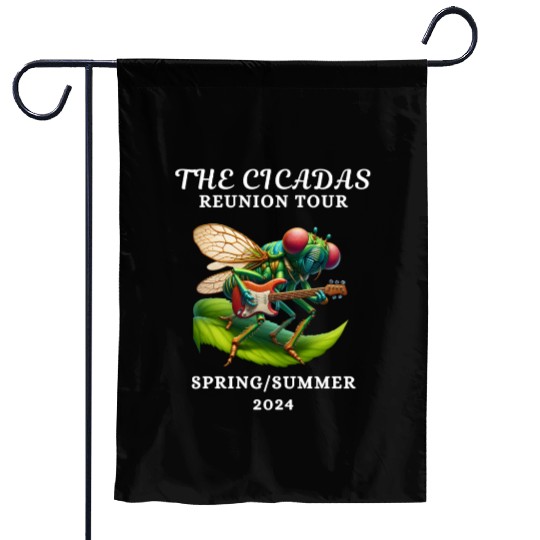 Cicadas Reunion Tour Spring Summer 2024 Garden Flags