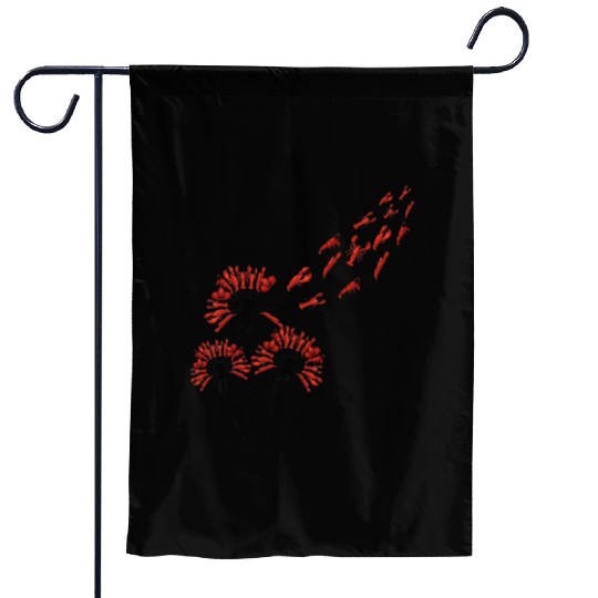 Flower Dandelion Lobsters Garden Flags for Lobster Lover