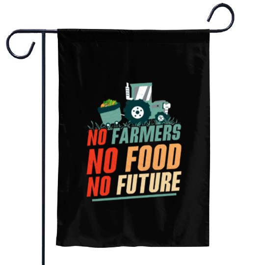 No Farmers No Food No Future Animal Farm Farming Garden Flags